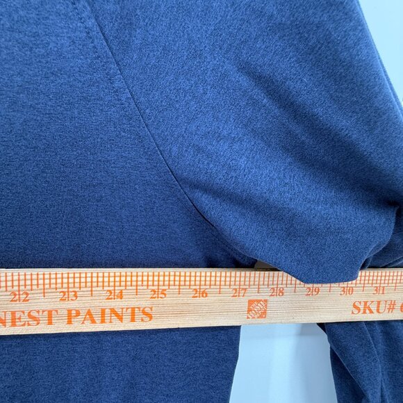 01.ALGO 0.1 Performance Hoodie Quick Dry UV SPF 40 Pullover Mens 3XL Blue Preppy - Picture 9 of 9